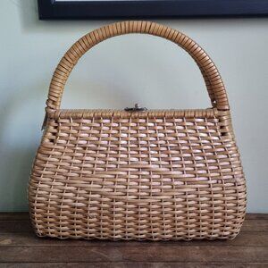 Rattan handbag